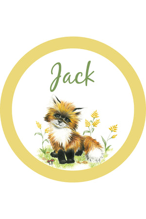 Personalised Woodland Creature wall decal