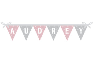 Personalised Bunting wall decal